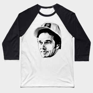 Merle Haggard / Retro Country Music Fan Design Baseball T-Shirt